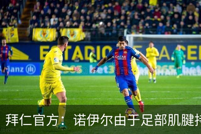 拜仁官方：诺伊尔由于足部肌腱持续出现炎症，将缺席本轮德甲