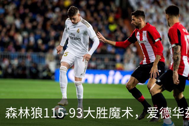 森林狼115-93大胜魔术，爱德华兹15+4+4，鲍尔12+5+5